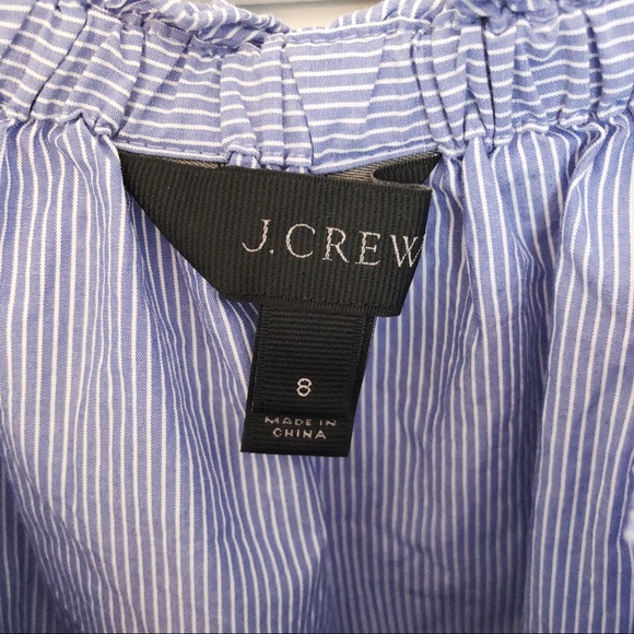 J. Crew Button Front Ruffle Tank - Picture 6 of 7